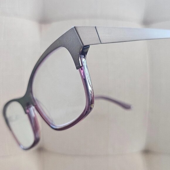 SEE Women Glasses Frame Gunmetal/Purple Tone Eye Wear 5364 Eyeglasses Frame only - Picture 1 of 12